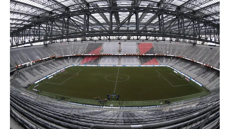 La cancha que recibirá el partido entre Colo Colo y Athletico Paranaense.