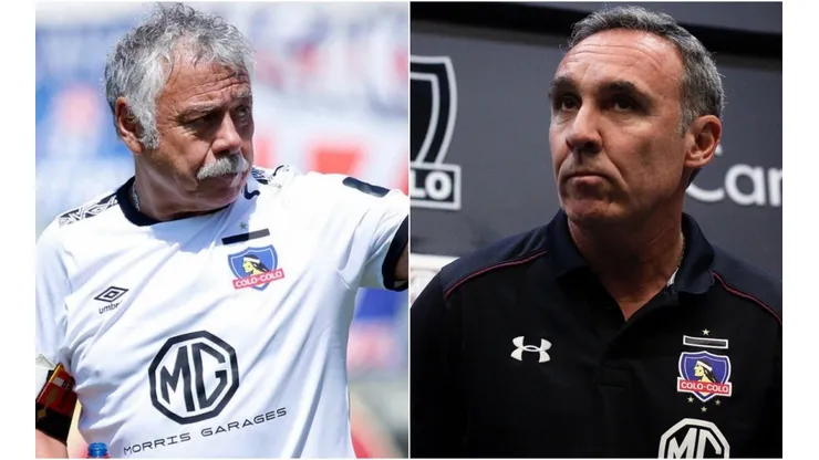 Carlos Caszely en picada contra Marcelo Espina