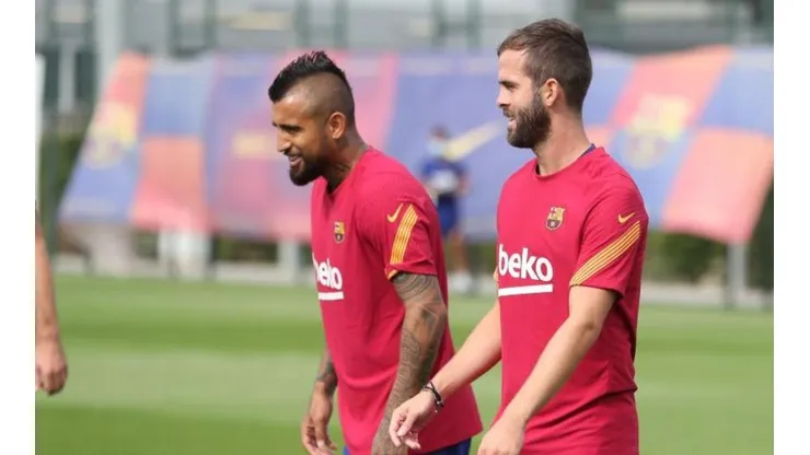 El chileno dijo presenta en la práctica de hoy en el cuadro catalán.