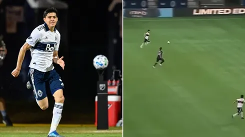 Gutiérrez la rompió con un carrerón desde la izquierda.