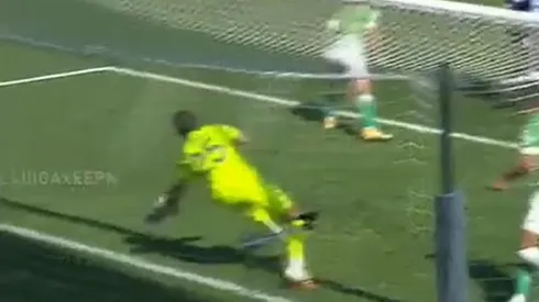 El chileno fue figura con una tapada notable.