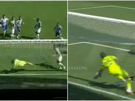 ¡Bravo la rompe en su debut con el Betis en España con esta doble atajada!