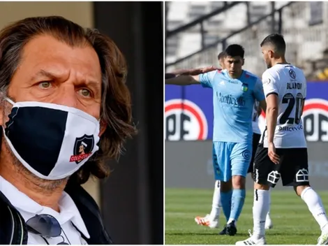 El inocente palpito de Mosa hace un par de semanas en Colo Colo