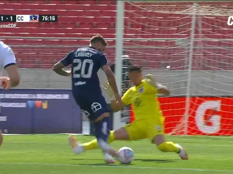 El achique de Cortés que evita la remontada de la U ante Colo Colo