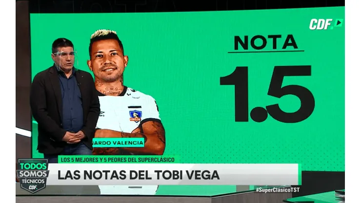 Marcelo Vega reprobó sin piedad a Leo Valencia por su cometido ante la U.