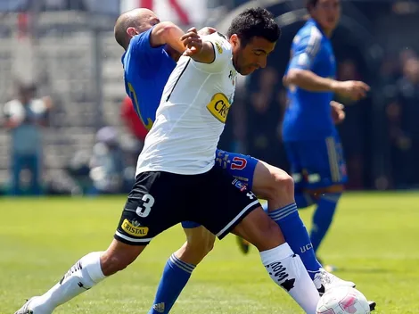Claudio Maldonado le pasa la pelota a la U en el Superclásico