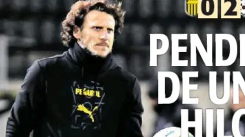 La portada de este lunes en "Ovación" de Uruguay.