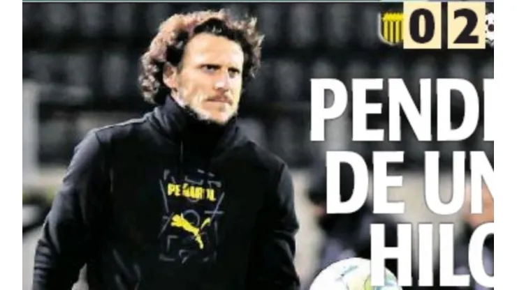 La portada de este lunes en "Ovación" de Uruguay.