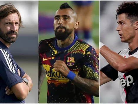 Vidal y un posible regreso a la Juve de Pirlo y CR7: "Si me llama Andrea, feliz voy"