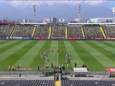 Así se ve el Monumental con el público virtual