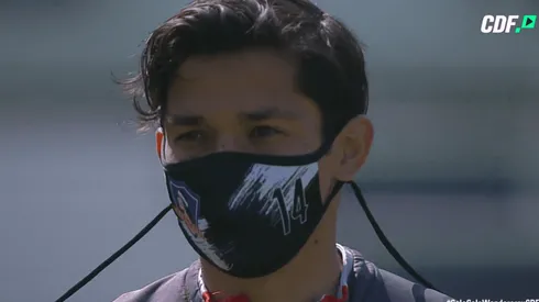 Matías Fernández en el estadio Monumental