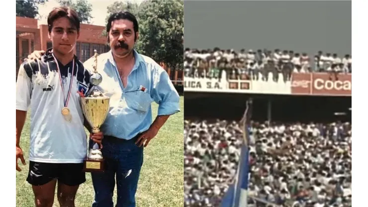 Mario Cáceres y su padre cayeron de la techumbre del Estadio Monumental