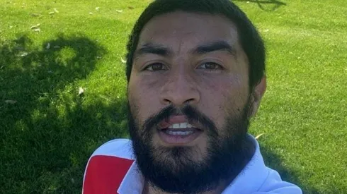 Nicolás Maturana entrenó con la camiseta de Perú y tiró la talla