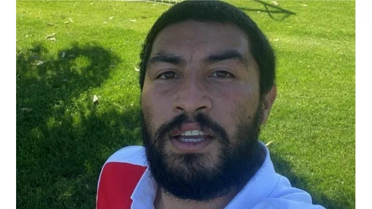 Nicolás Maturana entrenó con la camiseta de Perú y tiró la talla