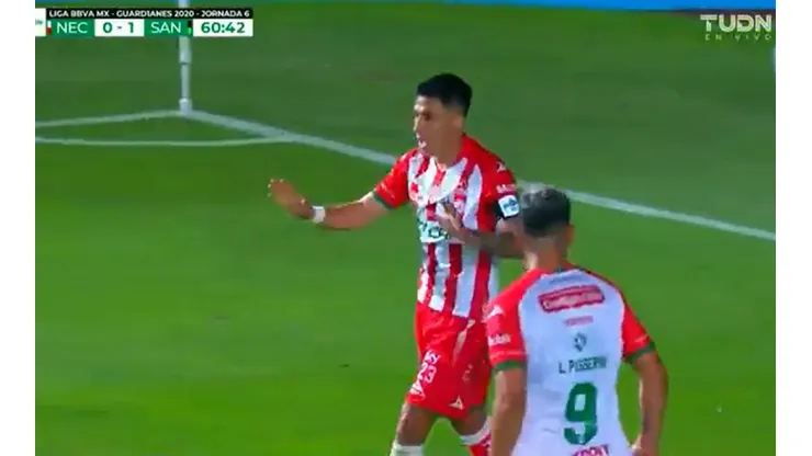 Claudio Baeza se hace presente en el triunfo de Necaxa sobre Santos Laguna