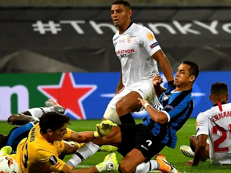 Alexis tuvo el empate: Inter cayó ante Sevilla y se quedó sin Europa League