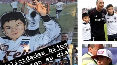 Esteban Paredes saludó a sus hijos en el Día del Niño y compartió un collage de fotos