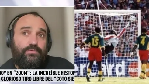 José Luis Sierra recuerda su tiro libre a Camerún