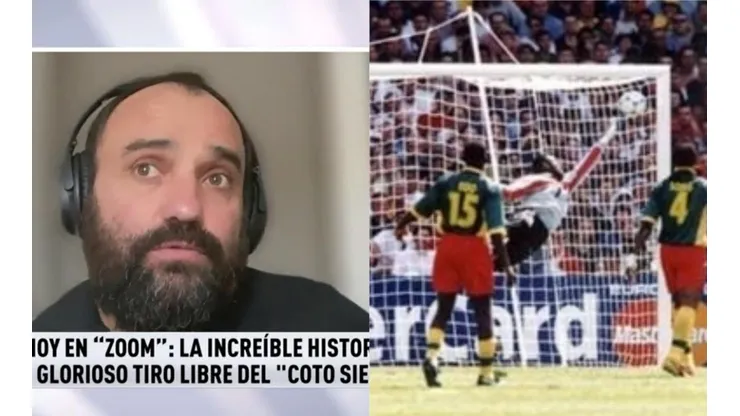 José Luis Sierra recuerda su tiro libre a Camerún