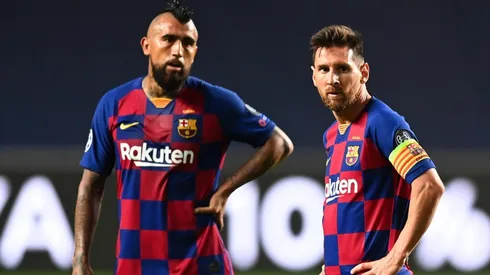 Arturo Vidal fue calificado con nota 2/10 en el Barcelona
