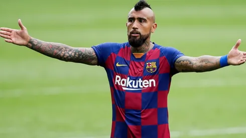 Arturo Vidal se roba la atención en la previa de la Champions