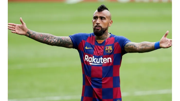 Arturo Vidal se roba la atención en la previa de la Champions