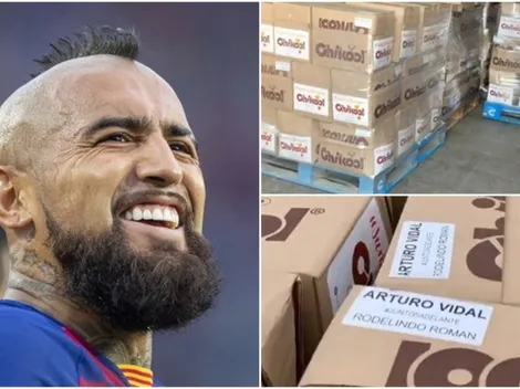 Vidal hace llegar cajas solidarias a sus vecinos de San Joaquín