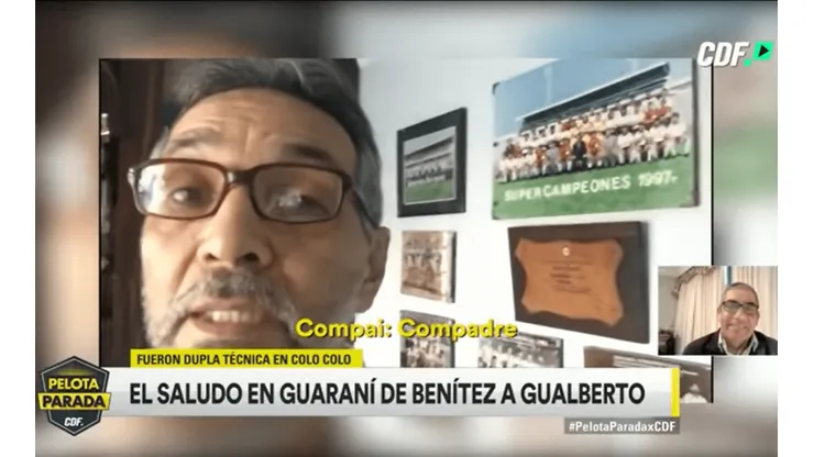 Gustavo Benítez manda un emotivo mensaje a Gualberto Jara