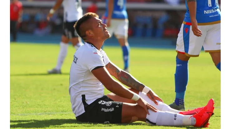 Javier Parraguez se lesionó en las prácticas de Colo Colo