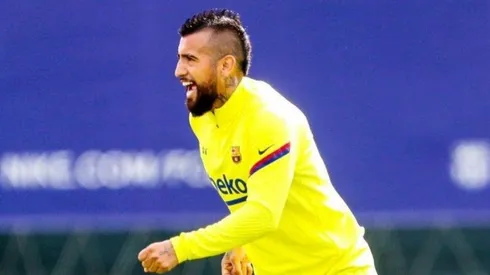Arturo Vidal lo deja todo hasta en las prácticas