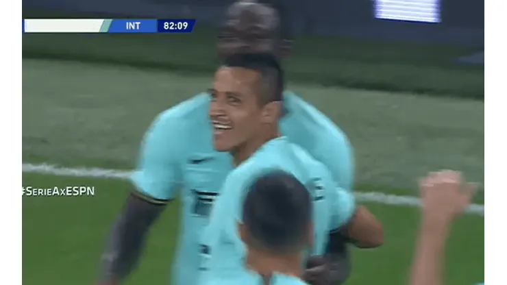 Alexis Sánchez marca presencia en triunfo del Inter
