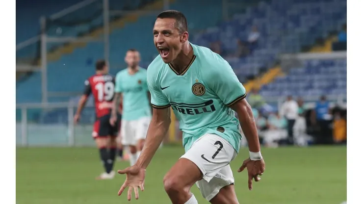 Alexis Sánchez está prendido en el Inter