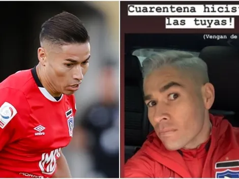 El Torta Opazo cambió su pelo castaño por un atrevido blondo