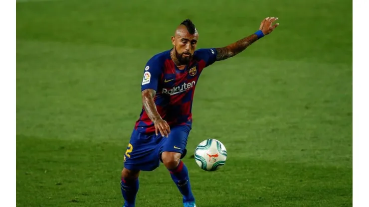 Arturo Vidal ingresó a los 59 minutos en derrota del Barcelona