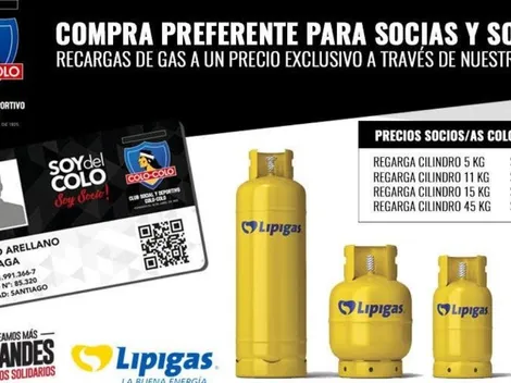 CSD Colo Colo anuncia descuentos para la compra de balones de gas