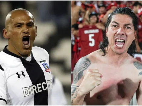 Fotaza: Valdés le da la bienvenida a Chupete Suazo a La Serena