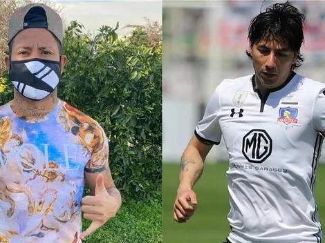 Valencia se pone mascarilla C1K y coquetea con regreso de Valdés a Colo Colo