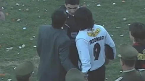 Zamorano reaccionó de la peor forma contra Charlos Chandía.