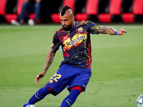 Vidal y el Barcelona mandan al descenso al Espanyol