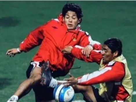 Kalule se mata de la risa con fotón del recuerdo junto a Matías Fernández