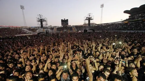 Ennio Morricone sonó en el Estadio Monumental durante el concierto de Metallica el año 2014.