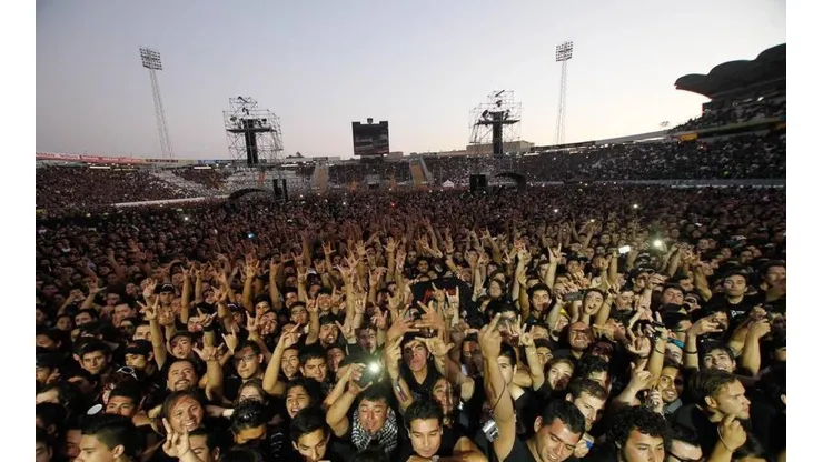 Ennio Morricone sonó en el Estadio Monumental durante el concierto de Metallica el año 2014.