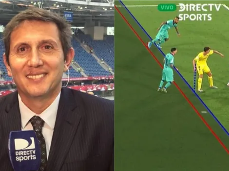 Varsky se indigna por offside milimétrico que le cobran a Vidal: "Es una clase de geometría"
