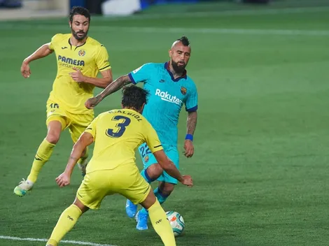 Vidal jugó los 90': Barcelona golea al Villarreal y mantiene la esperanza