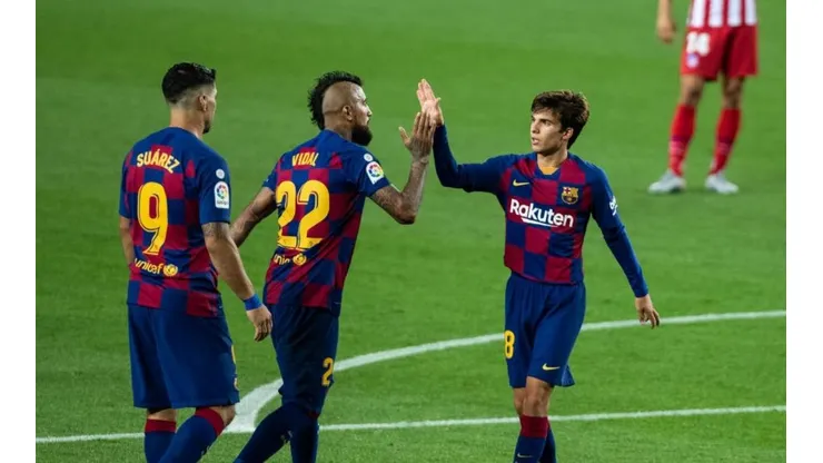 Arturo Vidal realizó un correcto partido ante el Atlético