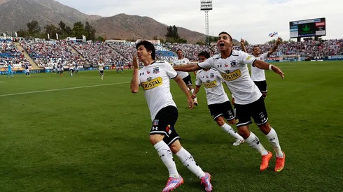 Valdés tras convertir un golazo en el duelo del Apertura 2014 ante la UC.