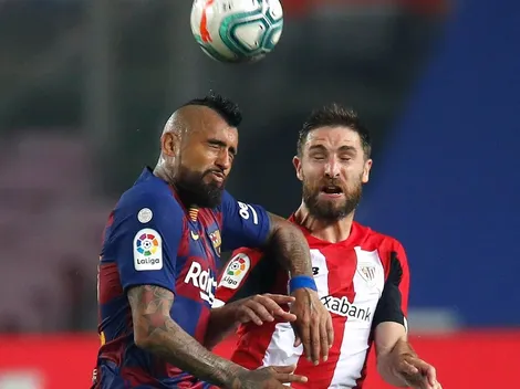 Barcelona derrota al Athletic con Vidal los 90' y se mantiene vivo