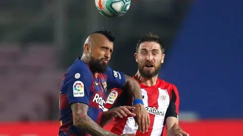 Arturo Vidal tuvo una correcta actuación en el triunfo del Barcelona
