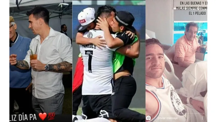 Jugadores de Colo Colo publican lindos mensajes a sus padres
