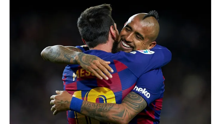 Arturo Vidal fue valorado por el entrenador de Barcelona.
